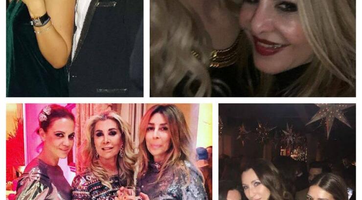 Πλούσιο φωτογραφικό υλικό από το λαμπερό xmas party που έκαναν χθες βράδυ η Κάτια και ο Βάσος Θεοδότου στο σπίτι τους