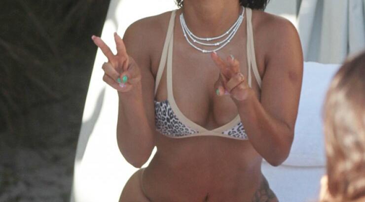 Οι καμπύλες της Christina Milan εξουδετερώνουν αυτές της Kim Kardashian [εικόνες]