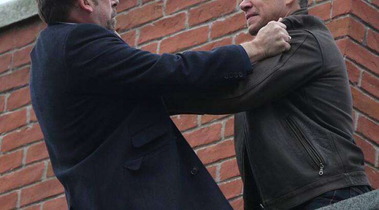 Στα χέρια πιάστηκε ο Matt Damon στο κέντρο του Λονδίνου [εικόνες]