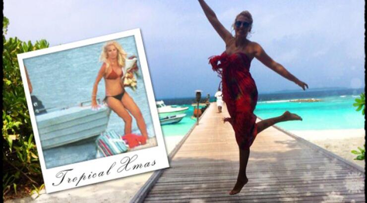 Κωνσταντίνα Σπυροπούλου: Χριστούγεννα στις Μαλδίβες με Μενεγάκη