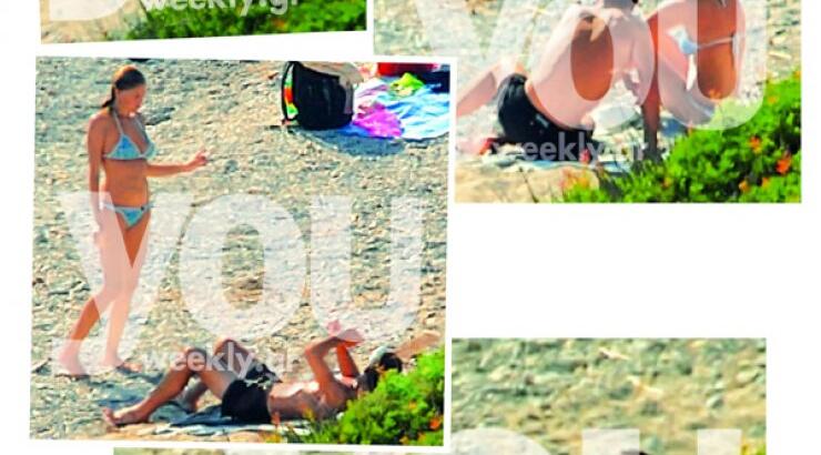 Τα καυτά παιχνίδια της Τζένης Μπαλατσινού στην παραλία, με το νέο της έρωτα!