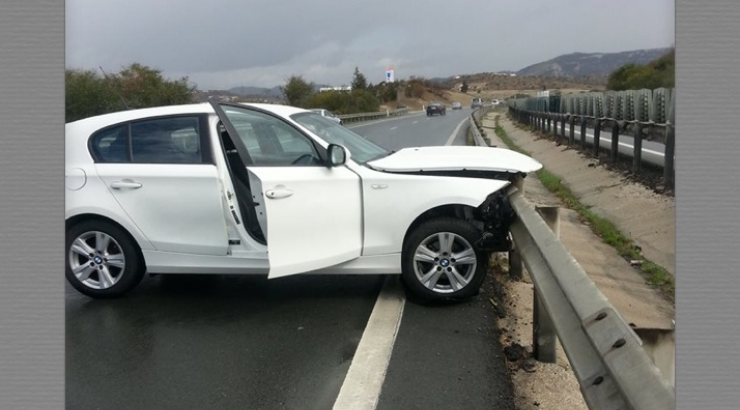 Κύπρια ηθοποιός είχε ατύχημα στον αυτοκινητόδρομο Λευκωσίας - Λεμεσού