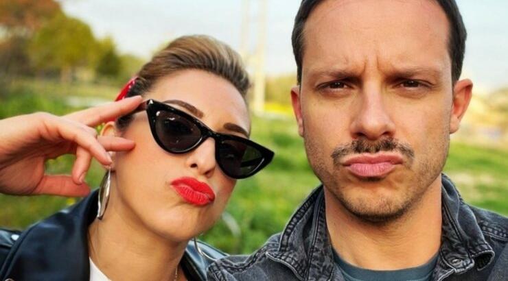 Δημήτρης Μακαλιάς: Μας δείχνει πόσο έχει φουσκώσει η κοιλίτσα της Αντιγόνης Ψυχράμη [εικόνα]