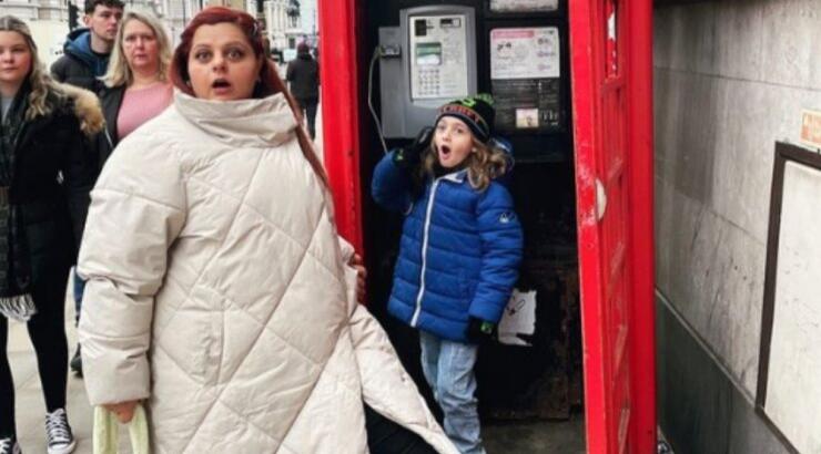 Μαριλένη Σταύρου: "London calling"...παρέα με τον γιο της [εικόνες]