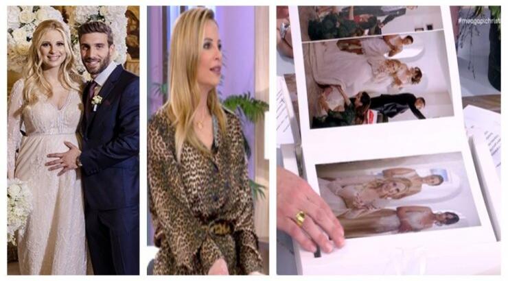 Χριστιάνα Αριστοτέλους: Παρέλαβε live στην εκπομπή της χωρίς να το πιστεύει το άλμπουμ του γάμου της [βίντεο]