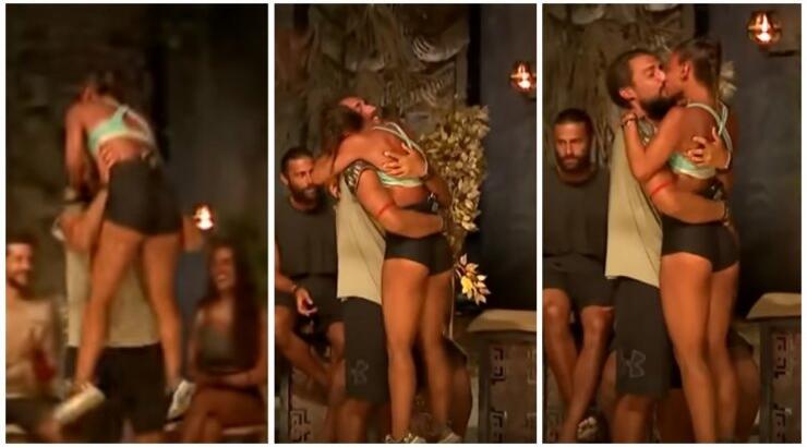 "Survivor All Star": Η επική αντίδραση Σάκη - Μαριαλένας όταν έμαθαν πως θα βρίσκονται στην ίδια ομάδα [βίντεο]
