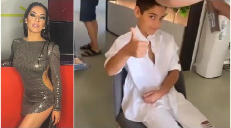 Μαριάντα Πιερίδη: Στα backstage επαγγελματικής φωτογράφησης του γιου της, Νικόλα [βίντεο]