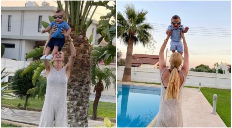 Στέλλα Δημητρίου: Τα πρωινά παιχνίδια των αγοριών της στο σαλόνι του σπιτιού τους [βίντεο]