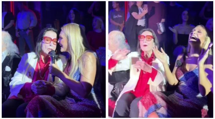 Νανά Μούσχουρη: Το ντουέτο με την Νατάσα Θεοδωρίδου στα μπουζούκια [βίντεο]