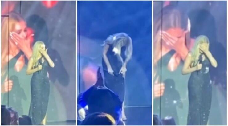 Νατάσα Θεοδωρίδου: "Κατέρρευε" επί σκηνής - Ξέσπασε σε κλάματα [βίντεο]