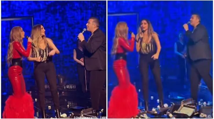 Ρέμος - Βανδή - Φουρέιρα: Αγκαλιασμένοι τραγούδησαν στη σκηνή προς τιμήν του Βασίλη Καρρά [βίντεο]