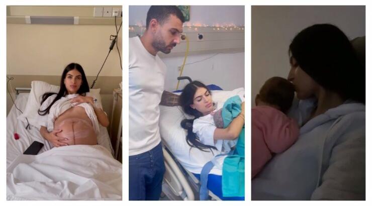 Άντρεα Κυριάκου: Το βίντεο μέσα από το μαιευτήριο και οι πρώτες στιγμές με την κορούλα της στο σπίτι