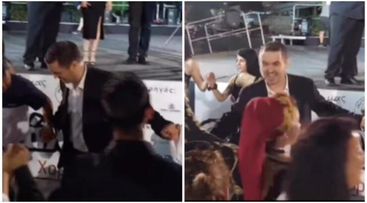 Μιχάλης Χατζηγιάννης: Το "έριξε" στους παραδοσιακούς χορούς στη Γεροσκήπου [βίντεο]