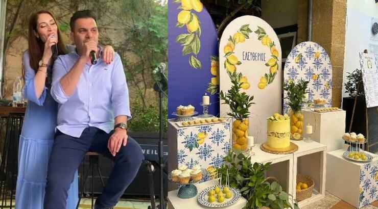 Μικαέλλα Χατζηεφραίμ – Νικόλας Ντίμας: Βάφτισαν τον γιο τους και πήραν το μικρόφωνο [εικόνες & βίντεο]