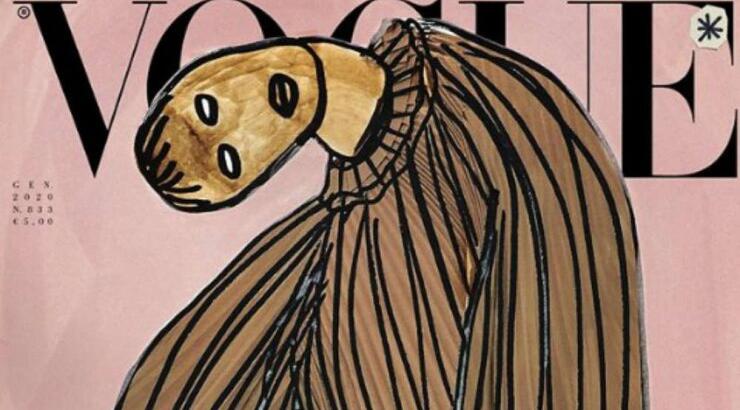 Η ιταλική Vogue πρωτοτύπησε στα covers της στο τεύχος Ιανουαρίου για καλό σκοπό! 