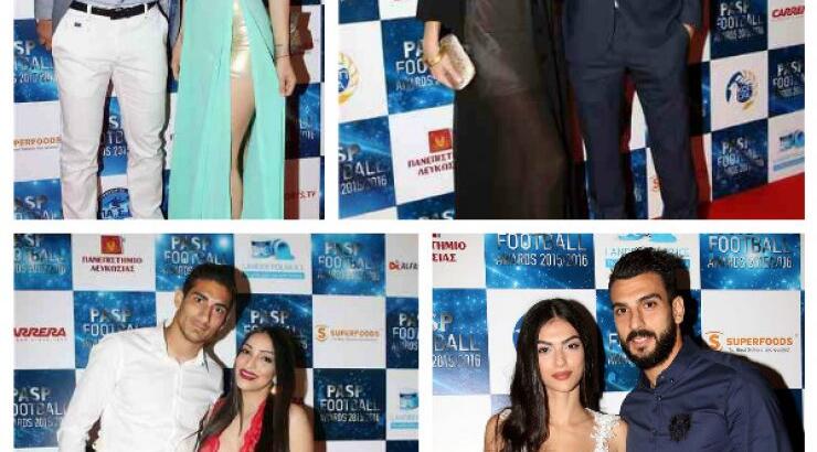 Εντυπωσίασαν οι σύντροφοι των Κύπριων ποδοσφαιριστών στα βραβεία ΠΑΣΠ!