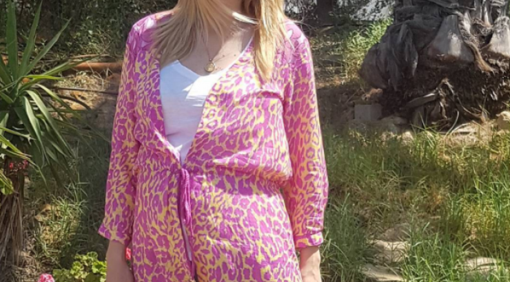 Στην παραλία η Χριστιάνα Αριστοτέλους στον έβδομο μήνα της εγκυμοσύνης της!