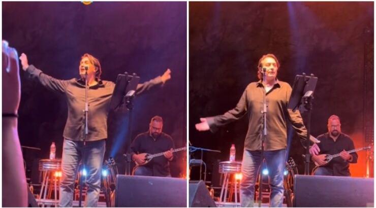 Γιάννης Κότσιρας: Κάνει παντομίμα στο κοινό για να θυμηθούν στίχους από το τραγούδι του [βίντεο]