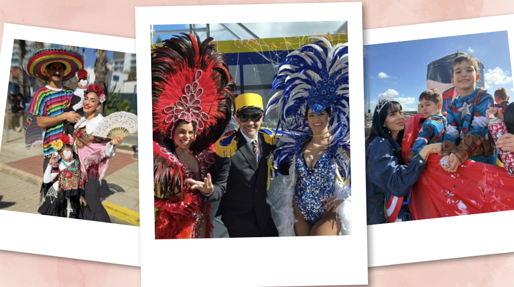 Γνωστοί Κύπριοι που συμμετείχαν στις καρναβαλίστικες παρελάσεις Λεμεσού και Αγλαντζιάς