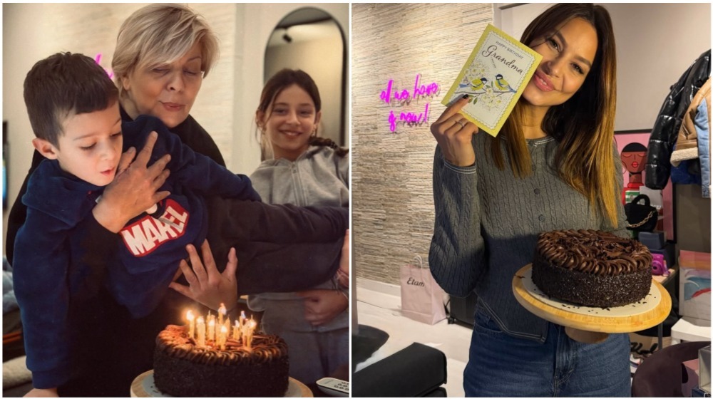 Kωνσταντίνα Ευριπίδου: Mαζί με τα παιδιά της έκαναν party γενεθλίων στη μαμά της