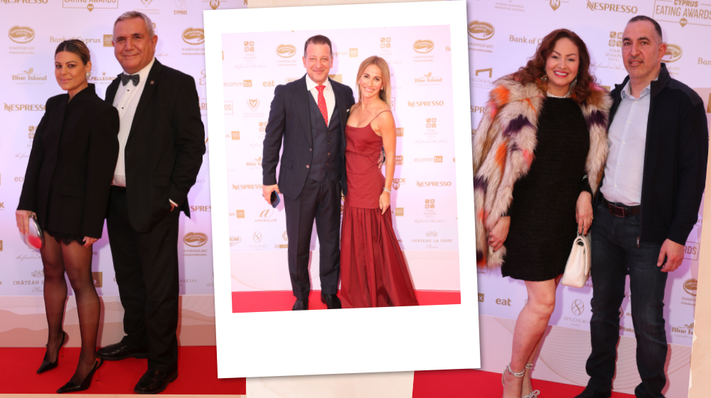 Επώνυμα ζευγάρια του νησιού που εντοπίσαμε στο red carpet των Cyprus Eating Awards