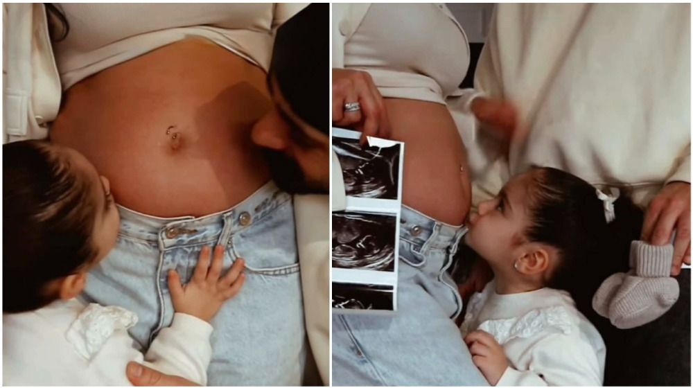 Γνωστη Κύπρια αποκάλυψε την εγκυμοσύνη της με την κόρη της να κρατάει το υπερηχογράφημα [βίντεο]