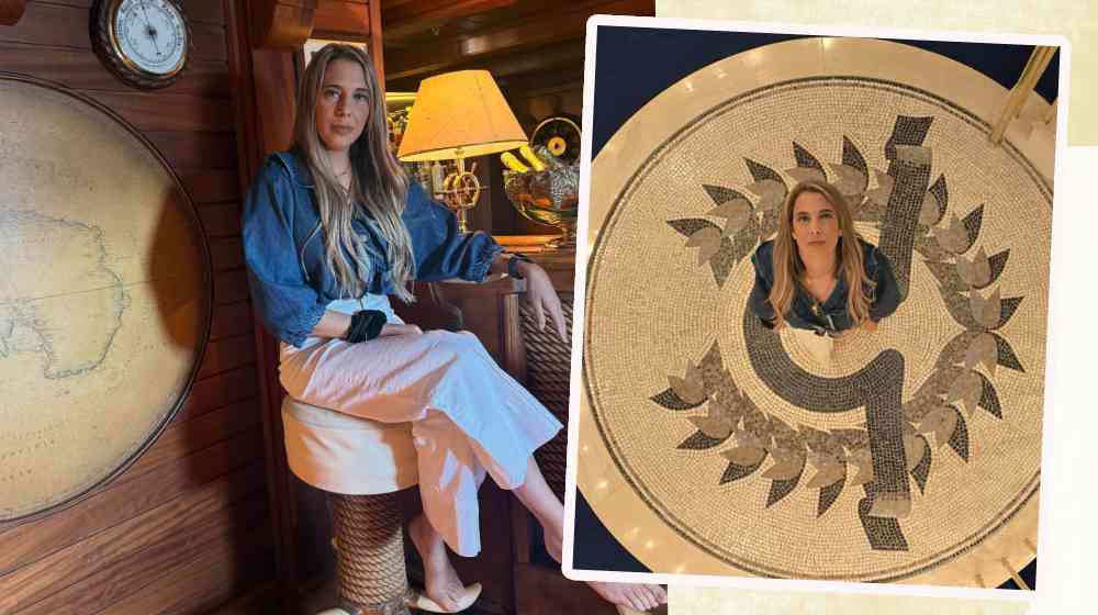 Η Κύπρια δημοσιογράφος που μας ξενάγησε στη θαλαμηγό του Ωνάση [βίντεο & εικόνες]