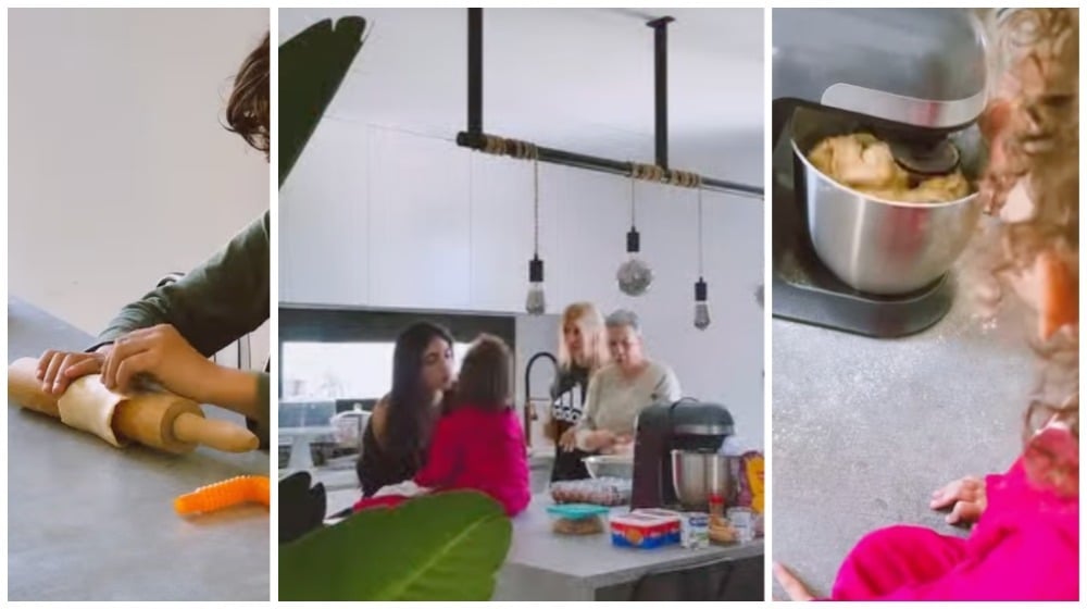 Άντρεα Κυριάκου: Έφτιαξε φλαούνες στο σπίτι με τα παιδιά της [βίντεο]