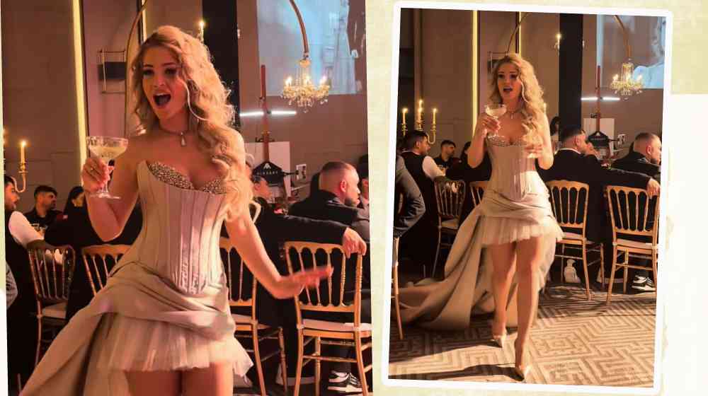 Στυλιάνα Αβερκίου: Το εντυπωσιακό party dress στο wedding dinner [βίντεο]