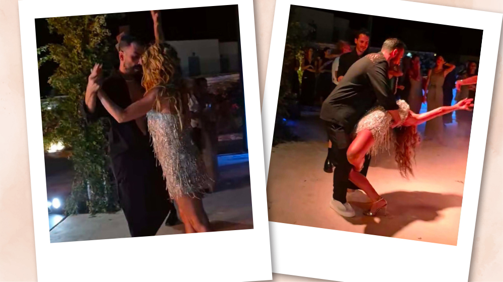 Μαρίνος Κόνσολος: Ο χορός με Αθηνά και Bruno στο wedding party τους [βίντεο]