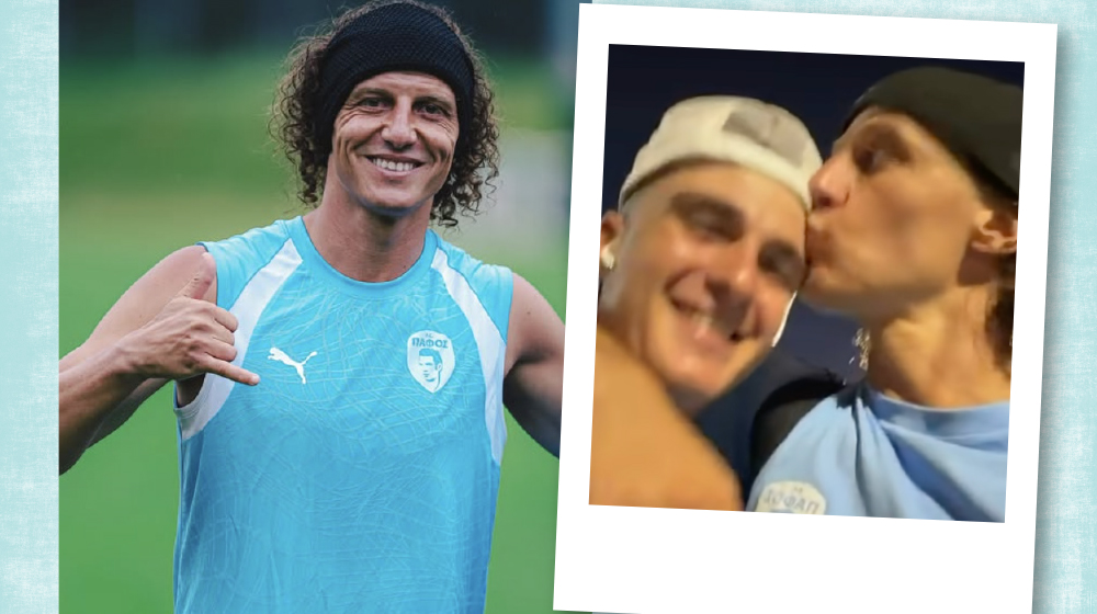 David Luiz: Μας σύστηκε τον «Κύπριο» γιο του δίνοντας του και ένα φιλί [βίντεο]