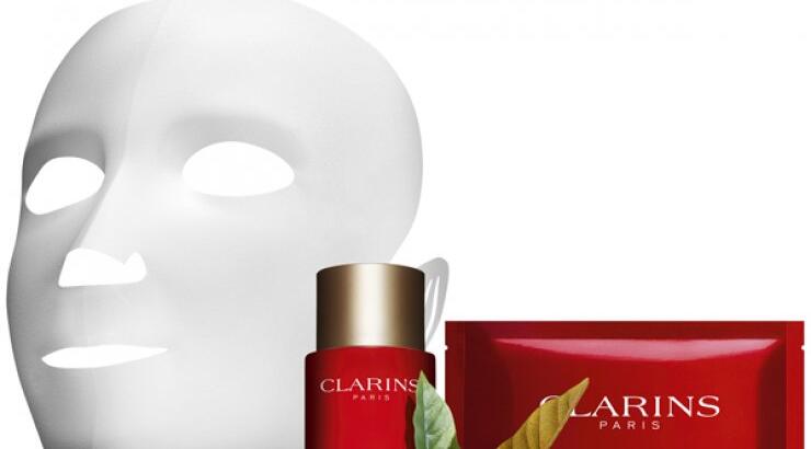 Clarins, Super Restorative Instant Lift Serum Mask & Super Restorative Treatment Essence