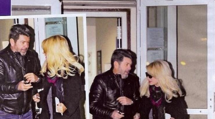 Ελένη Μενεγάκη και Γιάννης Λάτσιος στο αστυνομικό τμήμα