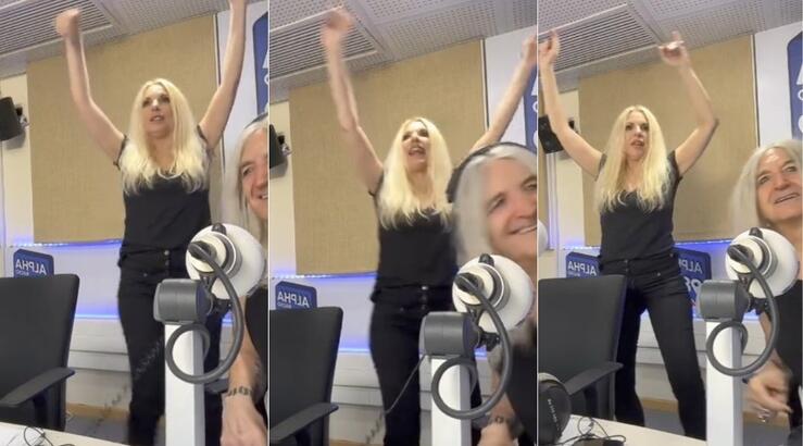 Αννίτα Πάνια: Χόρεψε το «Αναστατώνομαι» στον Νίκο Καρβέλα