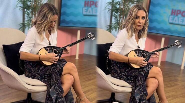 Γιώτα Δαμιανού: Έπαιξε τζουρά στην εκπομπή και μείναμε άφωνοι με το ταλέντο της [βίντεο]