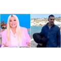 Κατερίνα Καινούργιου: Είδε τυχαία τον σύζυγό της σε live σύνδεση από τη Μύκονο - Η αντίδρασή τους [βίντεο]