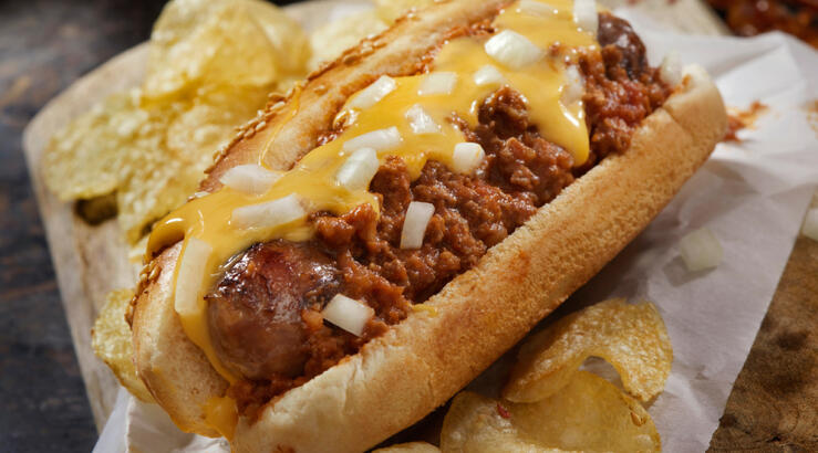 Βραδιά Μουντιάλ με γεύση Γερμανίας: Hot dog με λουκάνικα Φρανκφούρτης