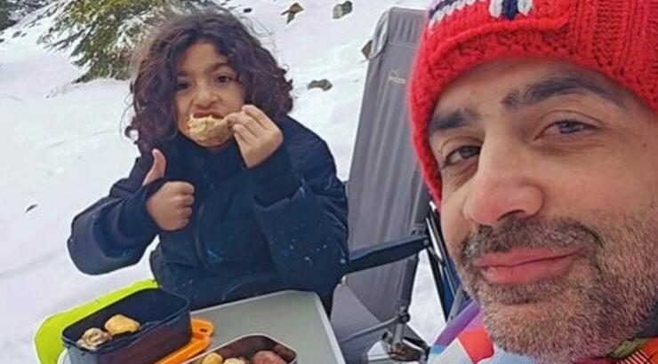 Μιχάλης Σοφοκλέους: Πήγε στα χιόνια με τον γιο του [εικόνες]