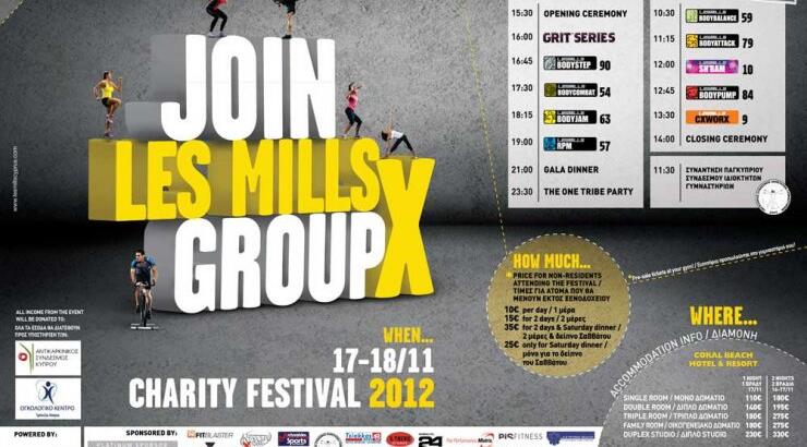 Les Mills Charity Festival 2012 στην Πάφο