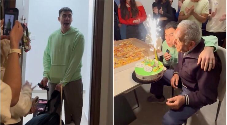 Φειδίας Παναγιώτου: Το surprise party που του έκαναν οι φίλοι του [βίντεο]