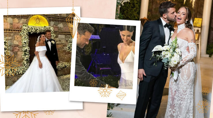 Τα ζευγάρια της ελληνικής showbiz που παντρεύτηκαν μέσα στο 2025