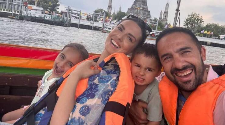 Κρίστη Αγαπίου – Πανίκος Λειβαδιώτης: Στην Bangkok με τα παιδιά τους [εικόνες]