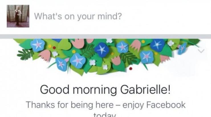 Το Facebook μάς καλημερίζει