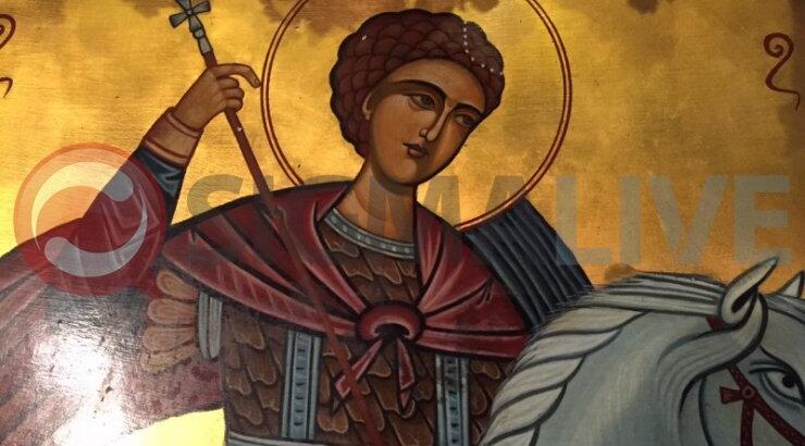 Δάκρυσε η εικόνα του Αγ.Γεωργίου στο Ακρωτήρι