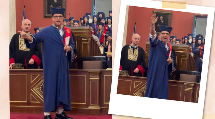 Xριστόφορος Τορναρίτης: Η αποθεωτική αποφοίτηση του από τη Νομική Σχολή Αθηνών [βίντεο]