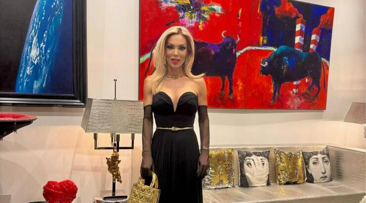 Βαλεντίνα Τσίγκη: Το κατακόκκινο φόρεμα που επέλεξε σε γενέθλιο party