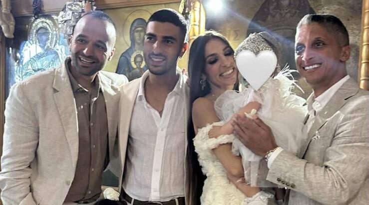 Θέλξια Βαλέρια Φραγκούδη – Χριστίνος Πίπης: Βάφτισαν την κόρη τους, Ντιάνα [εικόνες]