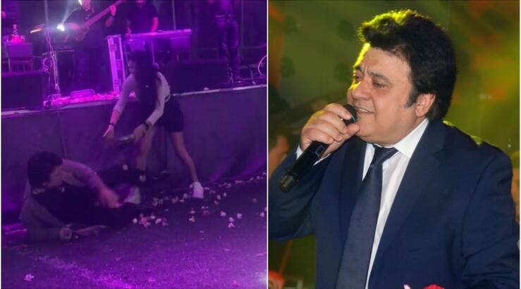 Bασίλης Τερλέγκας: Σκόνταψε και έπεσε από τη σκηνή - Τρόμαξαν όλοι [βίντεο]