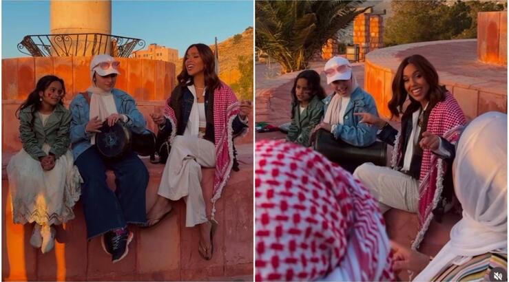 Έλενα Παπαπαναγιώτου: Τραγούδησε το «Πόσο μου λείπει» με ντόπιους στην Iορδανία [βίντεο]