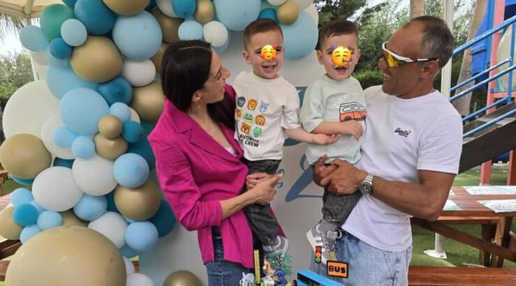 Ελένη Αρτυματά: Στο γυμναστήριο με τους γιους της [εικόνα]